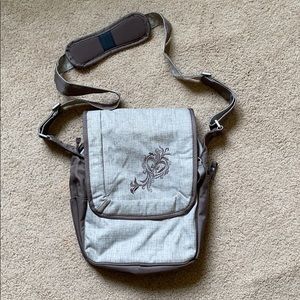 REI embroidered shoulder bag